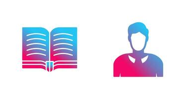 Book and Judge Icon vector