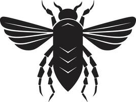 Natures Chorus in Black Cicada Symbols Serenity Elegance in Natures Tune Cicada Icons Ode to Wildlife vector