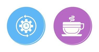 Coffee and Rotate  Icon vector