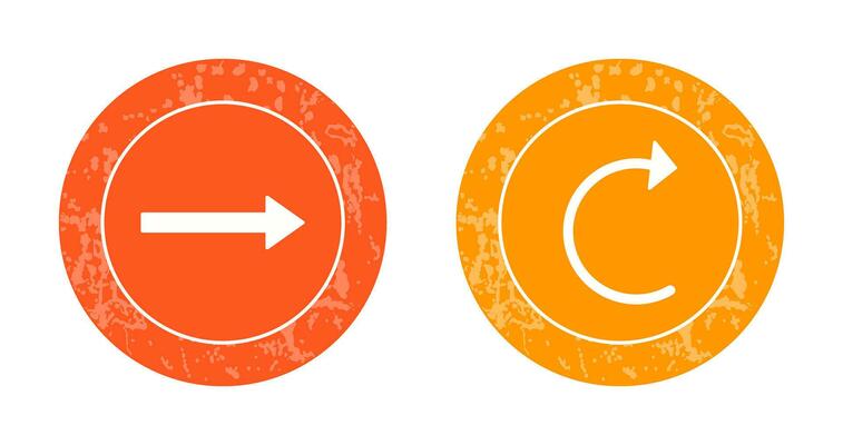 right arrow and reload Icon
