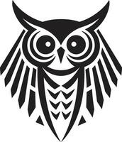 Vector Owl Logo Collection Mystical Night Owl Icon