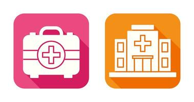 First Aid Kit and Healthcare Icon vector