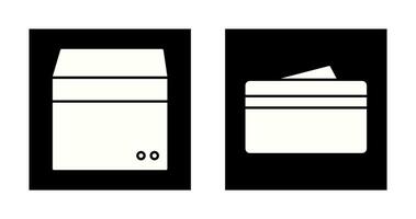 box and wallet Icon vector