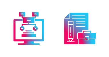 Methodology and Portfolio Icon vector