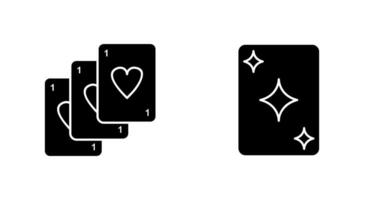 Deck of Card and Card Icon vector