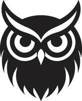 Owl Family Emblem Set Moonlit Owl Vector Art