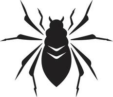 Sophisticated Black Aphid Logo Vector Beauty Streamlined Aphid Vector Black Logo Design