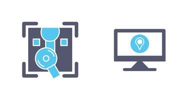 Order Tracking and Location Icon vector