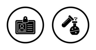 Identity and Lab Icon vector