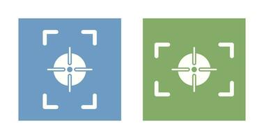 focus vertical and focus horizontal Icon vector