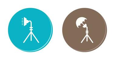 light stand and studio Icon vector