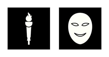 Museum Torch and Ancient Icon vector