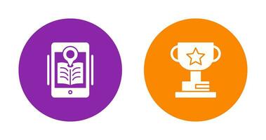 Library and Prize Icon vector