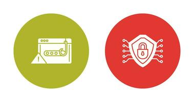 Phishing Password and Security Icon vector