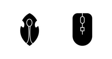 Game Character and Mouse Icon vector