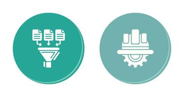 Data Collection and Engineering Icon vector