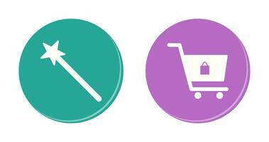 magic and shopping  Icon vector