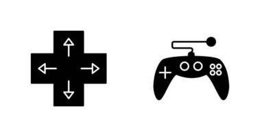 Direction Key and Gaming Control Icon vector