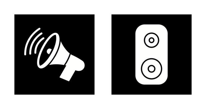 Announcing and Speaker Icon vector