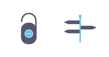 do not disturb and directions  Icon vector