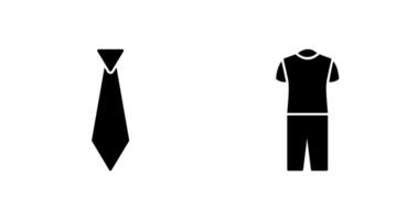 Tie and Pyjamas Icon vector