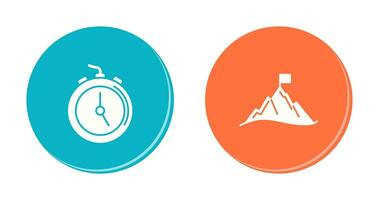 Deadline and Mission Icon vector