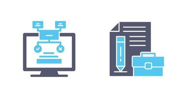 Methodology and Portfolio Icon vector