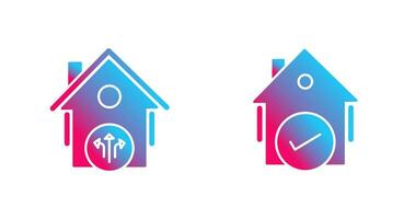 Vent and Houses Icon vector