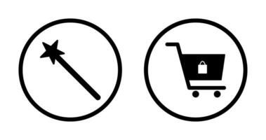 magic and shopping  Icon vector