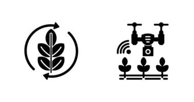 Agronomy and Smart Farm Icon vector