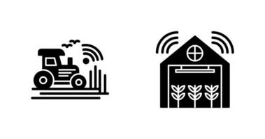 Cultivation and Warehouse Icon vector