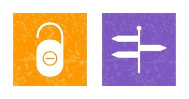 do not disturb and directions  Icon vector