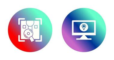 Order Tracking and Location Icon vector