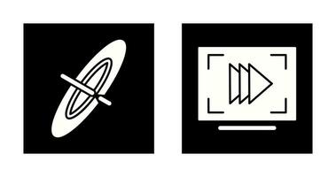 Black Hole and Slow Motion Icon vector
