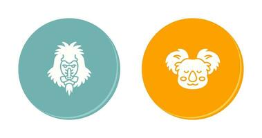 Mandrill and Koala Icon vector
