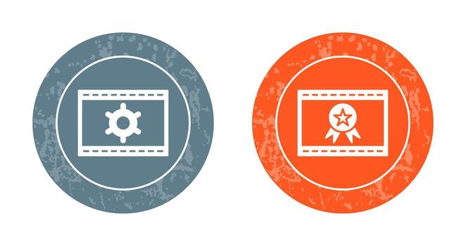 Web Optimization and Web Award Icon vector