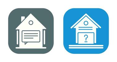Message and Unknown Icon vector