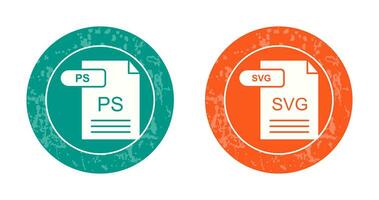 PS and SVG Icon vector