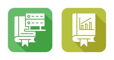 Server and Statistics Icon vector