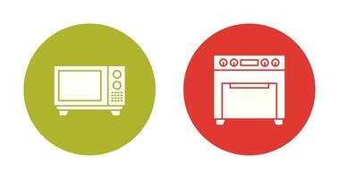 Microwave and Oven Icon vector