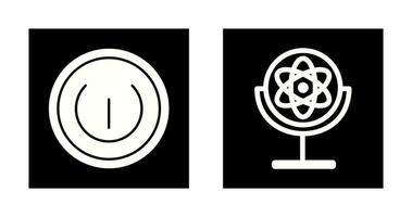 Gyroscope and Power Icon vector