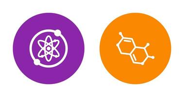 Proton and Molecule Icon vector