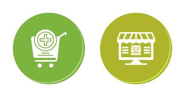 Add to Cart and Online Shopping Icon vector