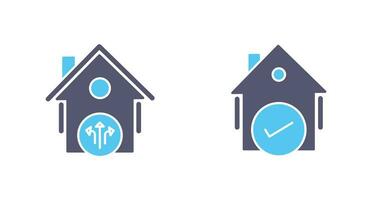 Vent and Houses Icon vector