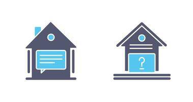Message and Unknown Icon vector