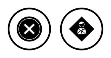 Do Not Cross And Health hazard  Icon vector