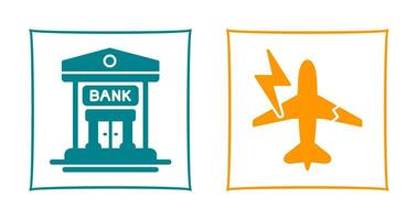 Health and Bank Icon vector