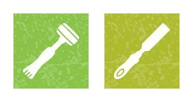 Sledgehmmer and Chisel Icon vector