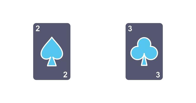 spades cards and clubs card Icon