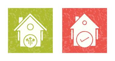 Vent and Houses Icon vector